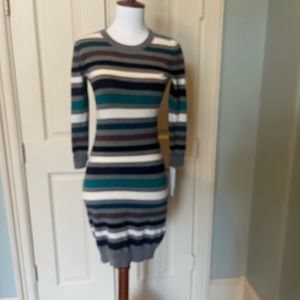 Size 0, striped, French Connection dress